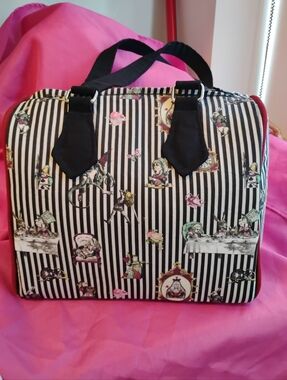 Unique Set Of  Handcrafted Gothic  Alice And The Mad HatterBags
